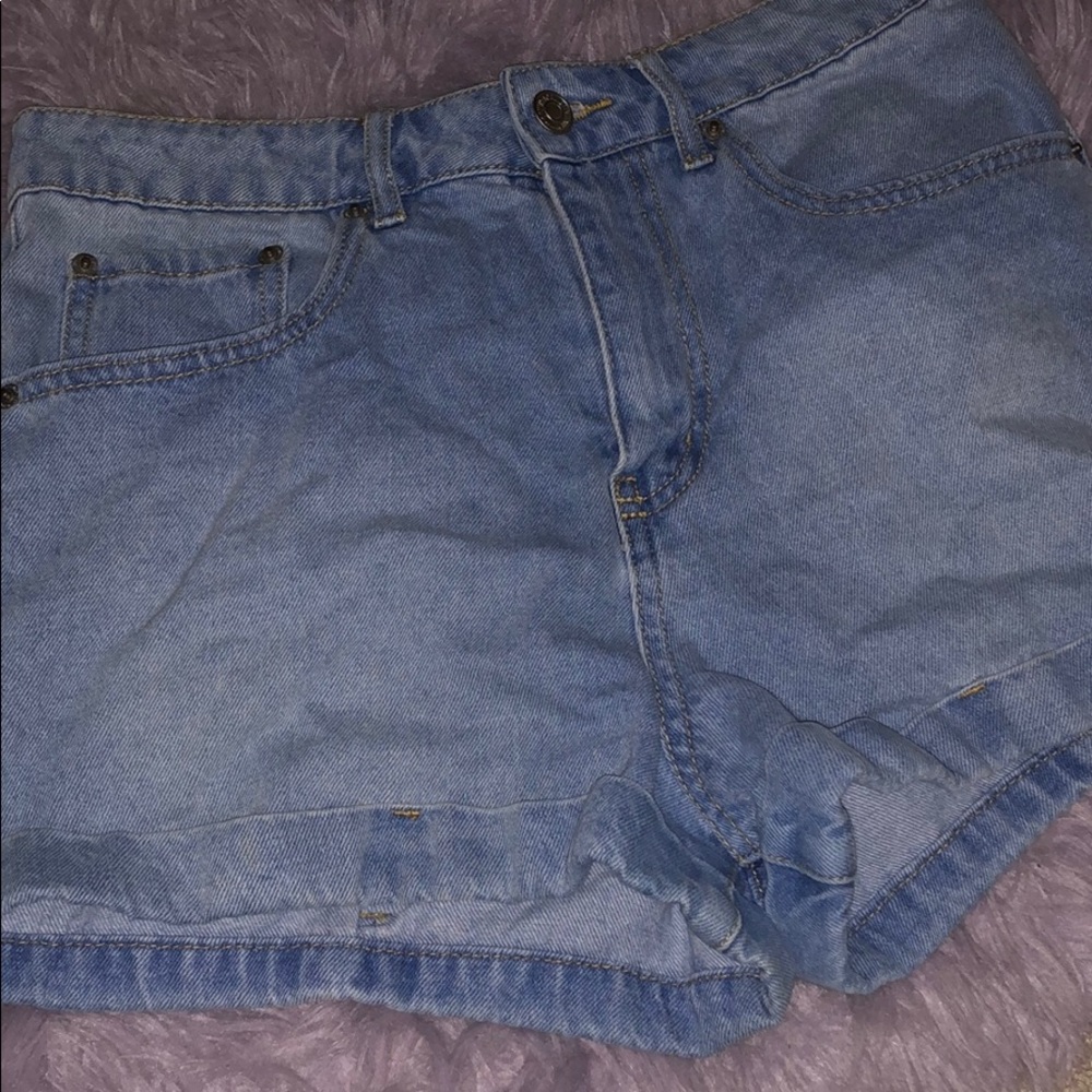 High Waisted Jean Shorts